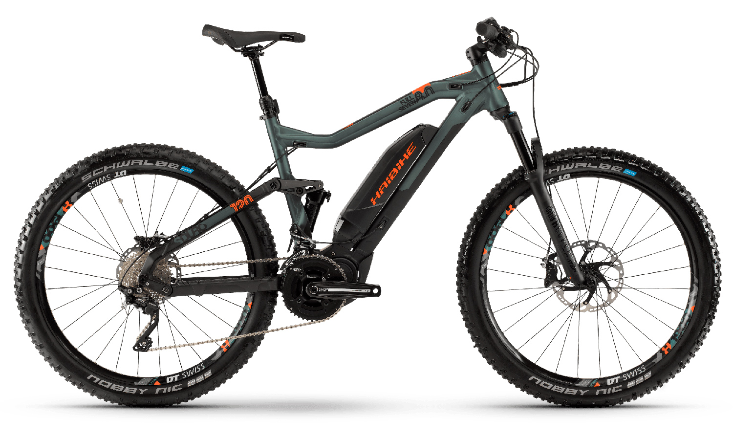 Велосипед Haibike SDURO FullSeven 8.0 27.5" 500Wh (2019) 2019 Серо-оранжевый